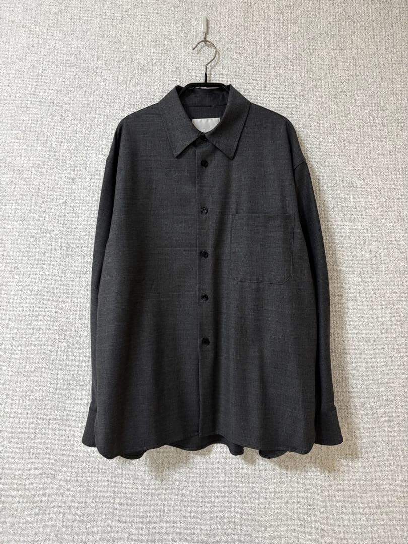 村山佳世子×Drawing Numbers スタンダードシャツ　チャコールグレー