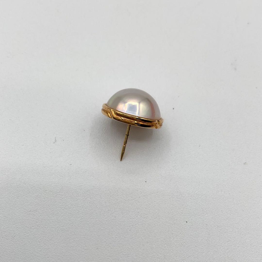 タサキ TASAKI タイタック タイピン パール 真珠 K18 箱付