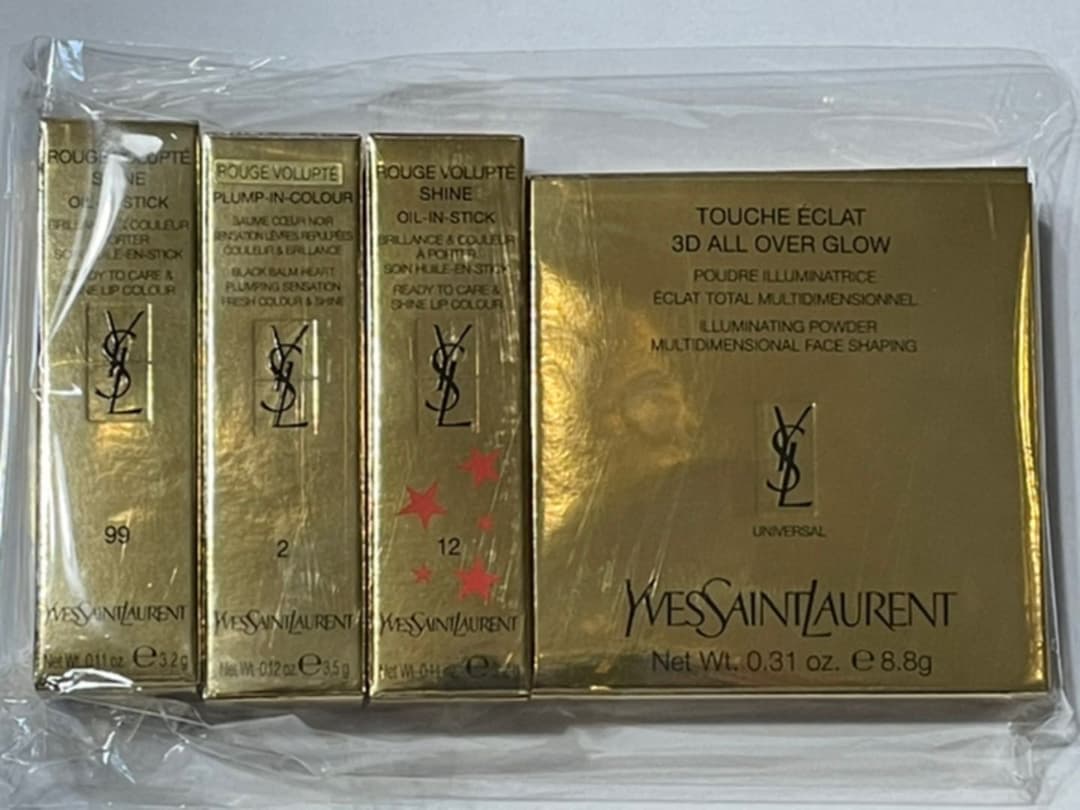 YSLイヴ・サンローラン ニューイヤーコフレ 4点 未使用抜き取りなし