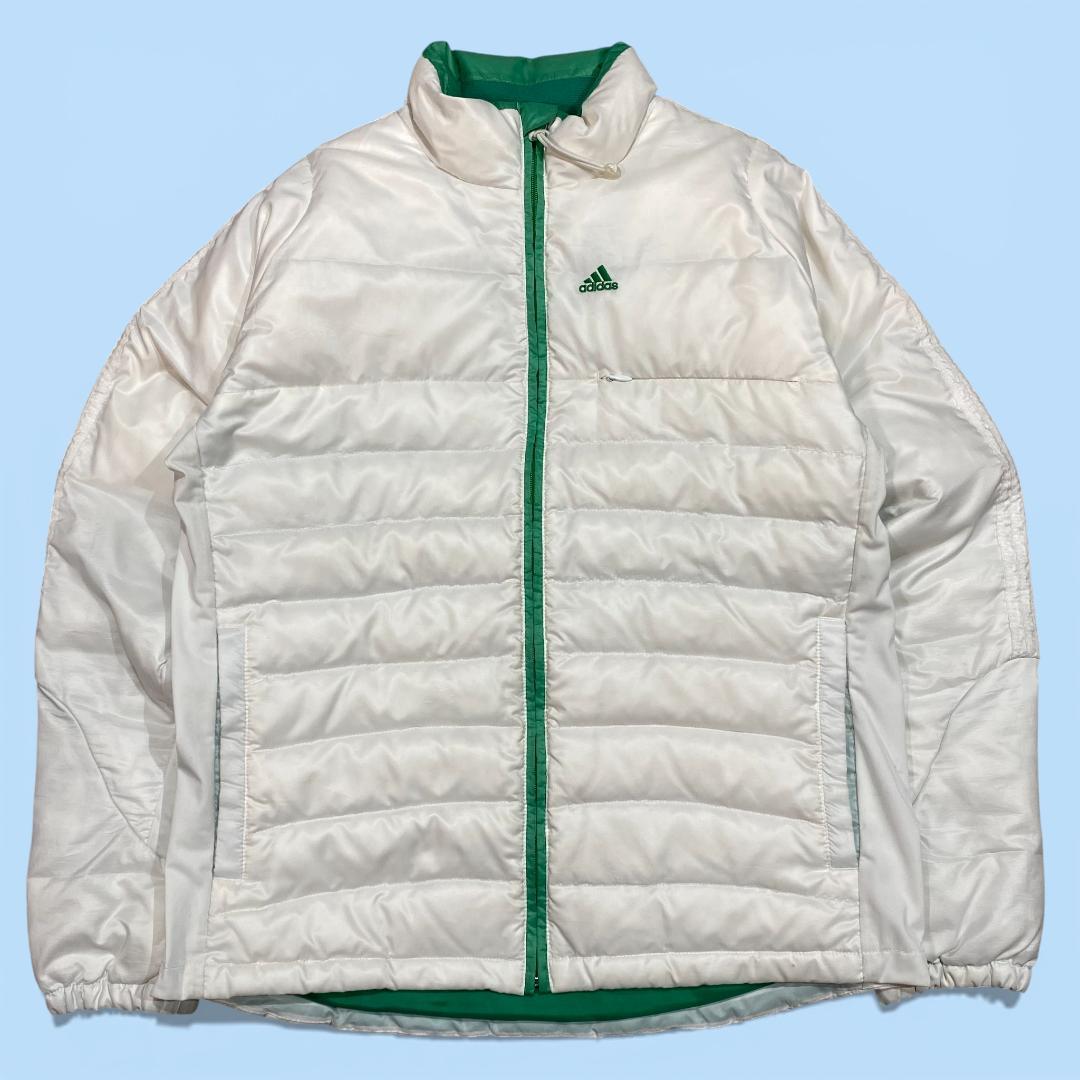 ADIDAS アディダス ゴルフ ダウン フェザー ジャケット M ホワイト