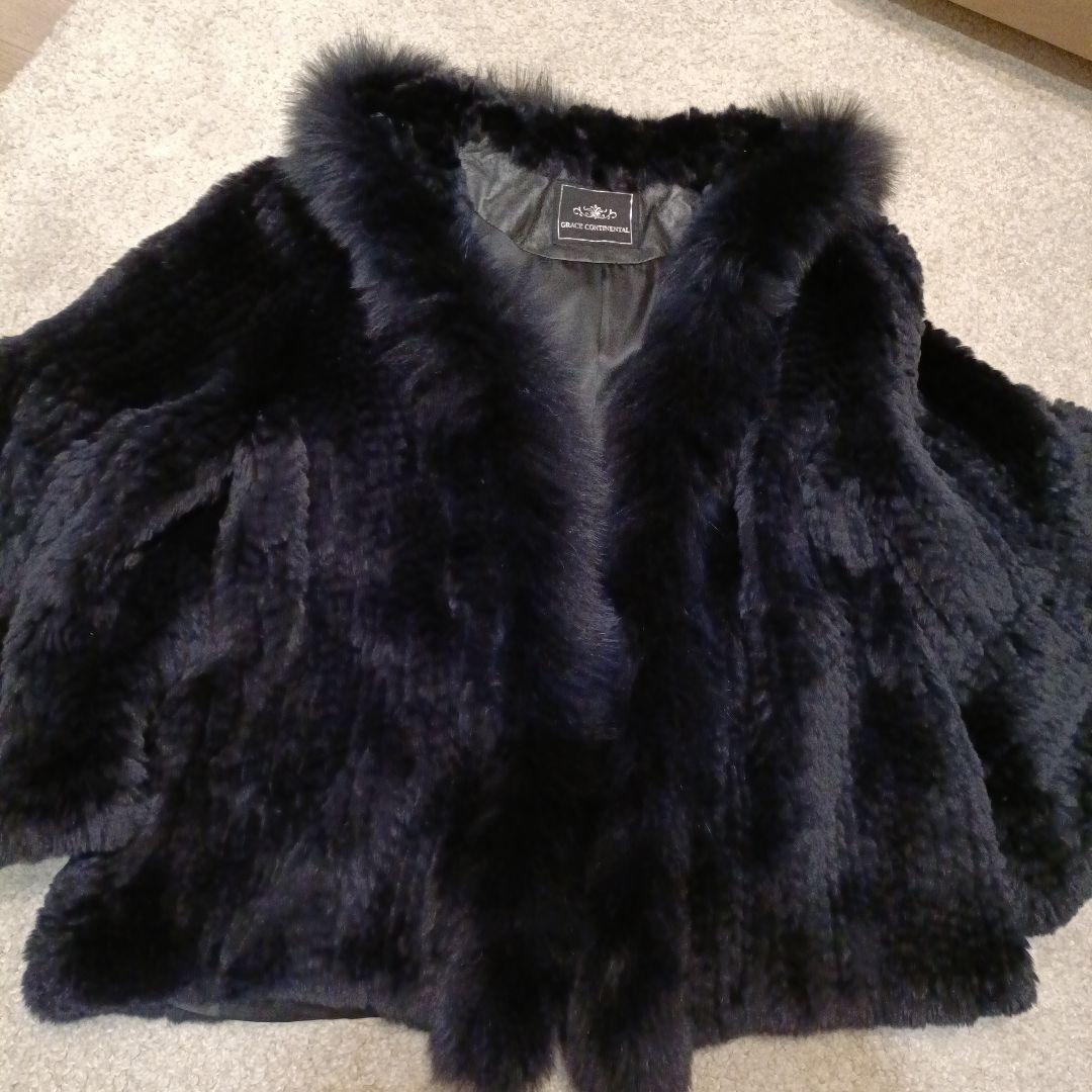 美品 GRACE CONTINENTAL レッキスFOX ファーコート