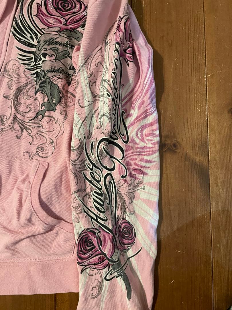 y2k 平成ギャル　パンク　ハーレー　ジップパーカー　archive