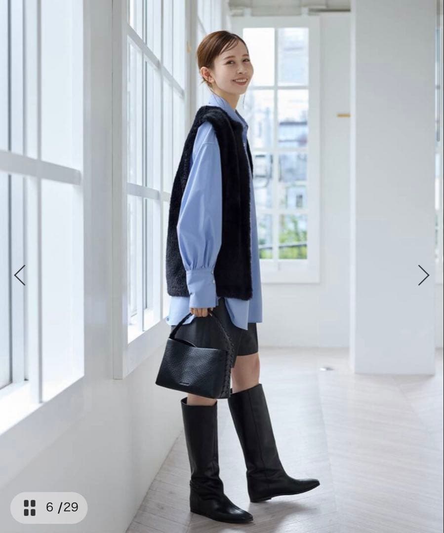 JOURNAL STANDARD☆ダブルフェイスフェザーネックベスト☆新品同様