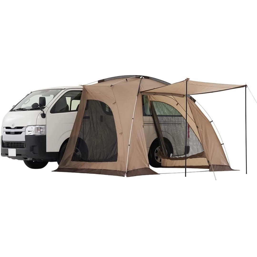 み*ん様 ロゴス カーサイドオーニング テント　ベージュ 71202000