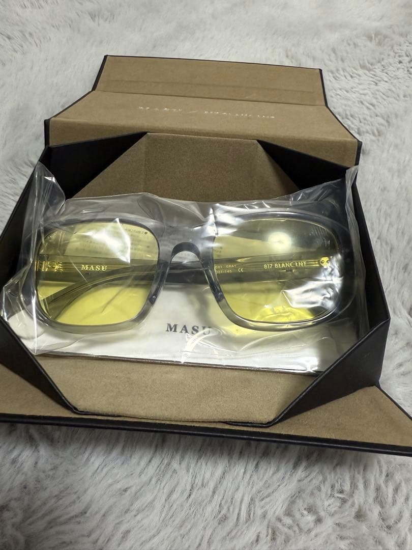 MASU × BLANC OVAL SHAPE SUNGLASSES