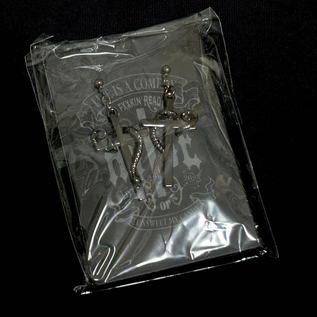 HYDE 蛇十字ピアス　snake pierce 蛇クロス