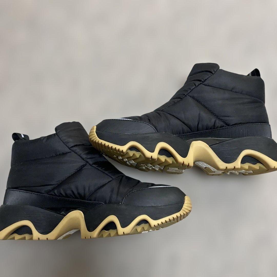 防水ジッパーブーツ ブラック