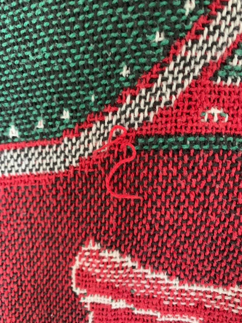 コカコーラ　ラグ　ビンテージ　アンティーク