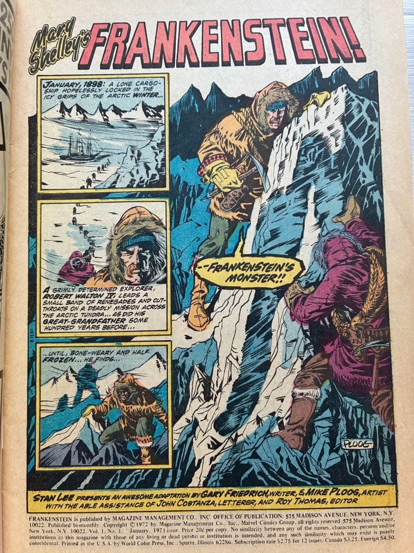 アメコミ フランケンシュタイン #1 マーベル marvel スパイダーマン