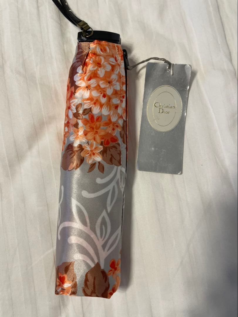Christian Dior 花柄 折りたたみ傘 晴雨兼用