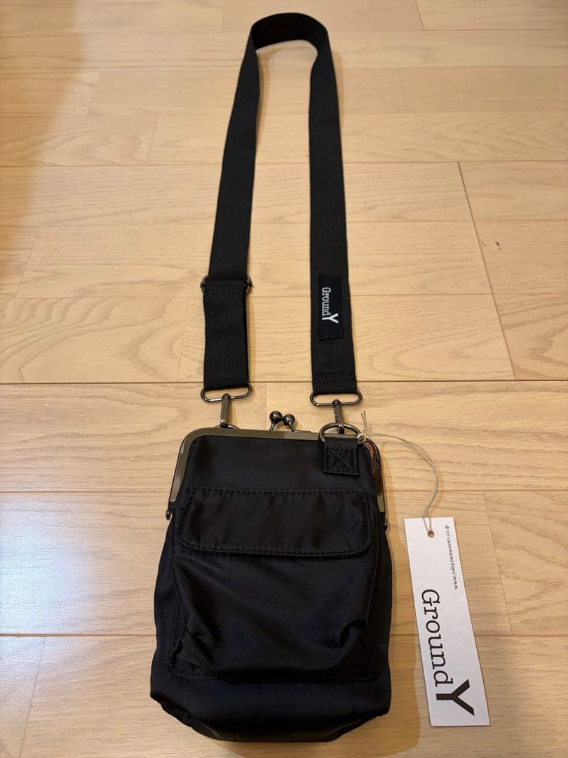 Ground Y ヨウジヤマモト がま口型ポーチ