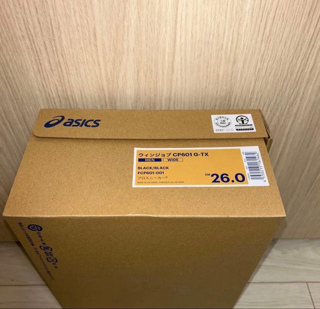 新品　アシックス　安全靴 作業靴 WINJOB CP601 G-TX