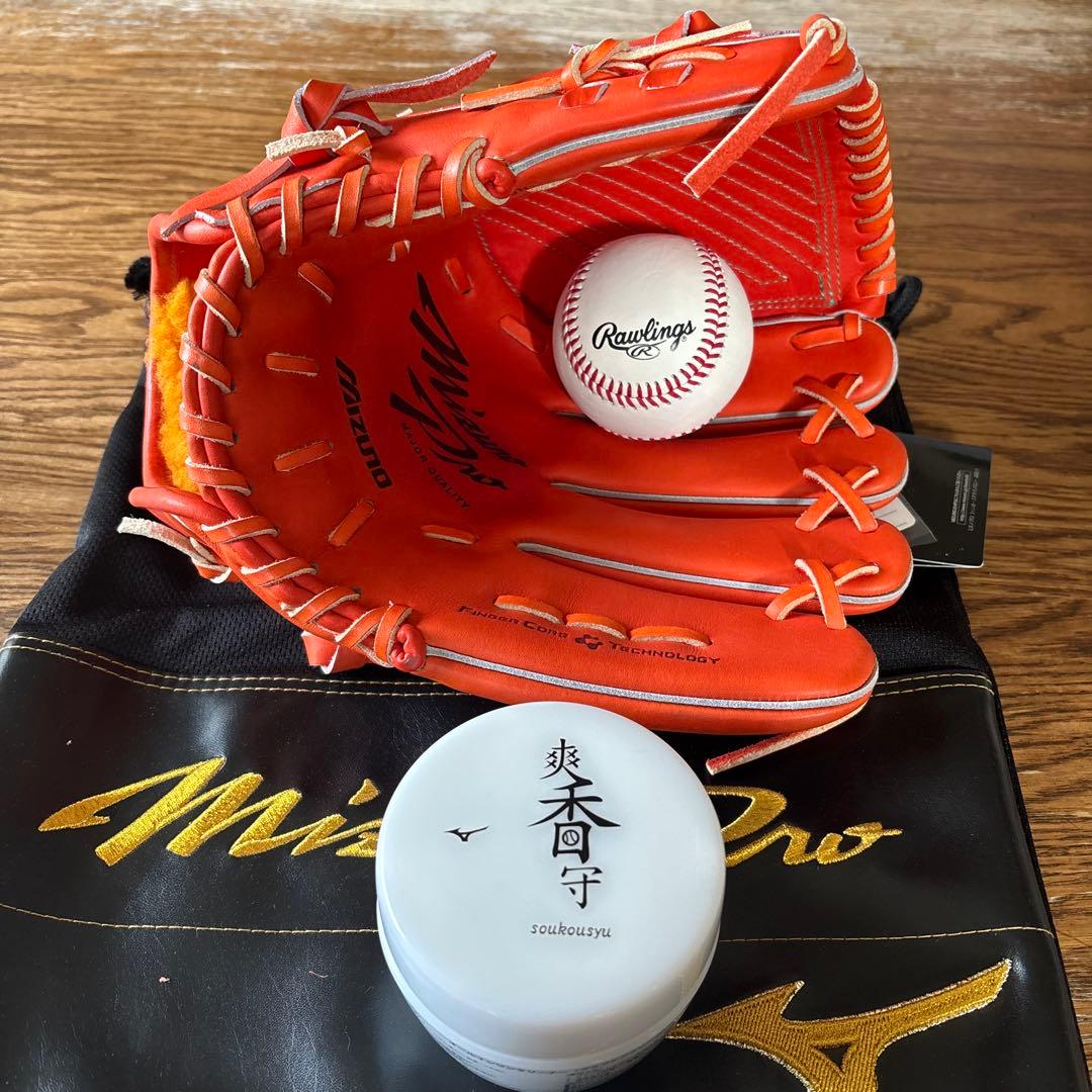 Mizuno ミズノプロ 硬式グローブ 限定モデル限定カラー投手用