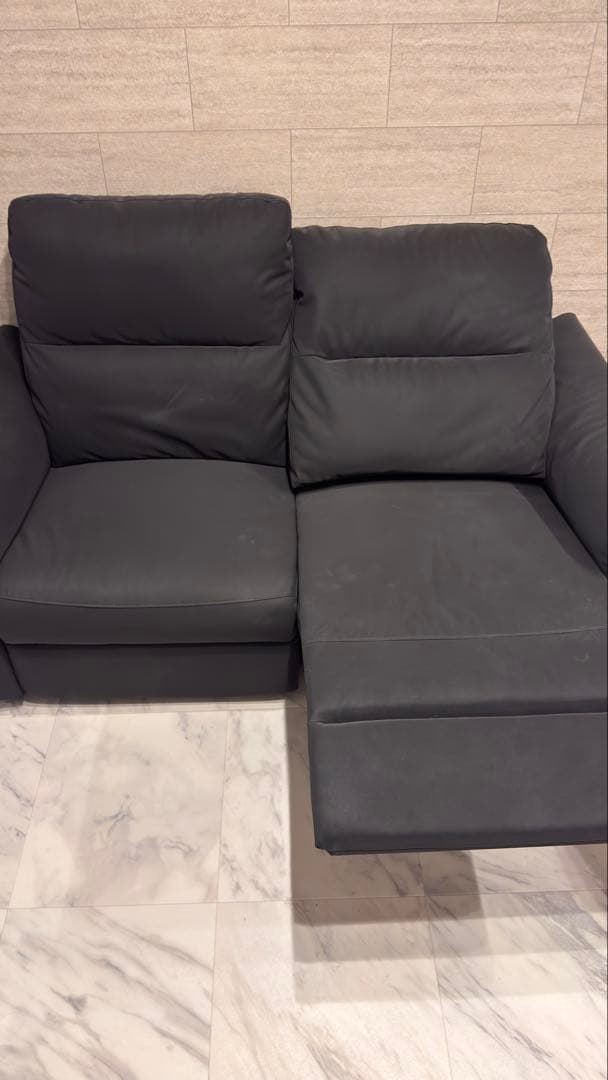 2人掛けソファ ニトリ Nシールド(KK6133)ブラック