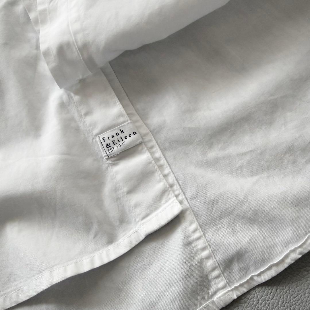 フランクアンドアイリーン Paul ホワイト Mサイズ　白シャツ　ゆったり