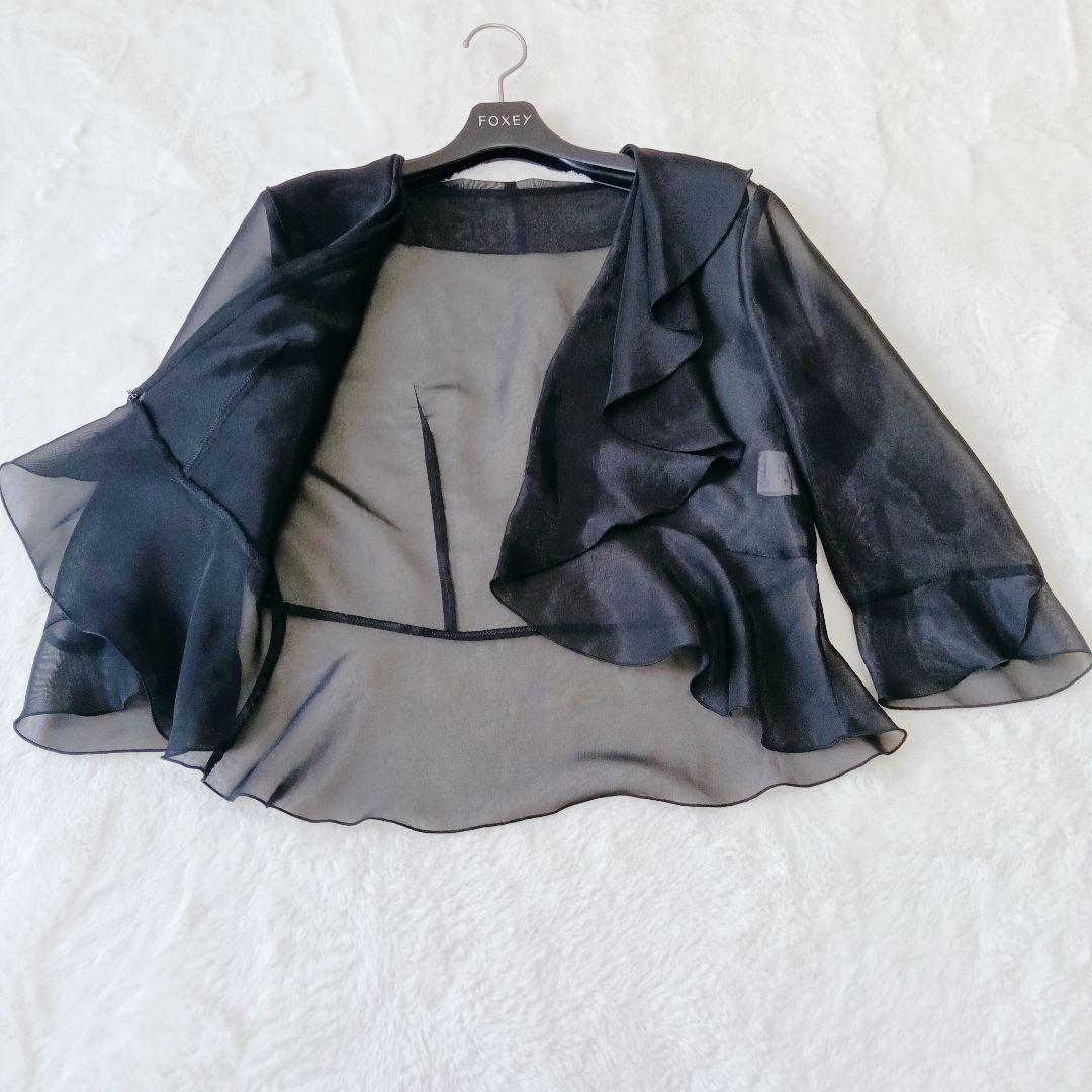 TOKYO SOIR　マザーズドレス　9号　ベロア　セットアップ　シースルー