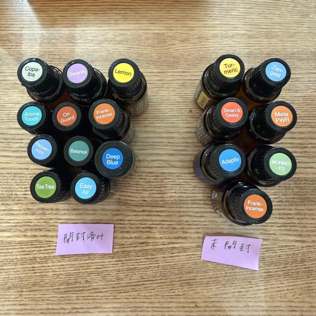 【値下げ中】doTERRA ドテラ　エッセンシャルオイルセット 18本　木箱付