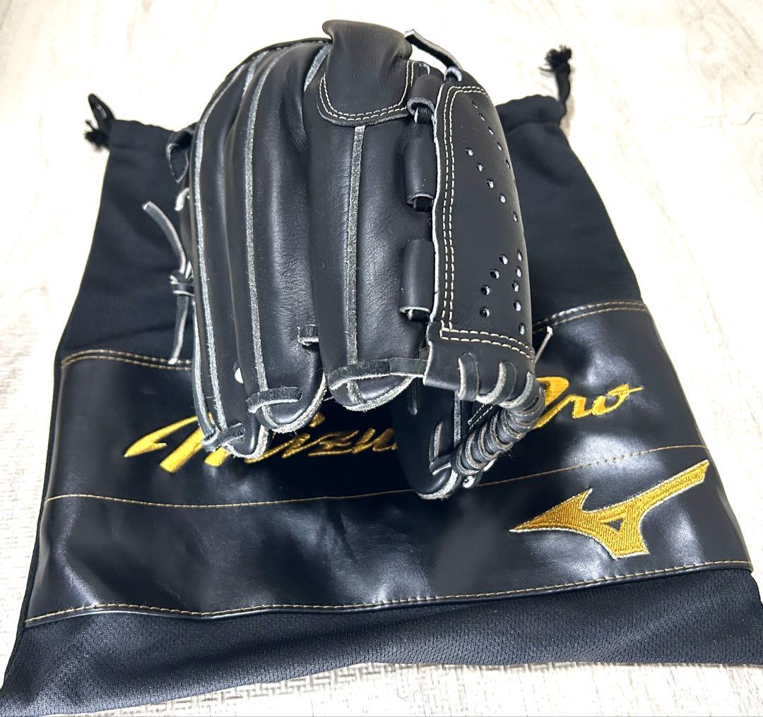 軟式グローブ　ミズノプロ　左利き　投手　お手入れセット
