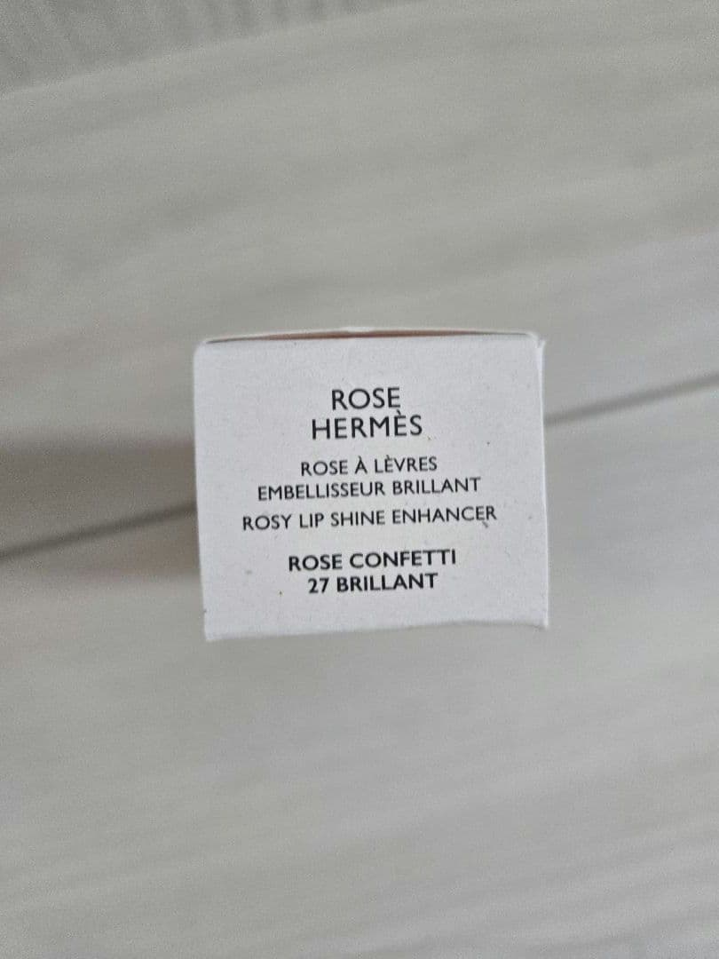 新品未使用箱、袋あり エルメス ティンティッドリップバーム 27