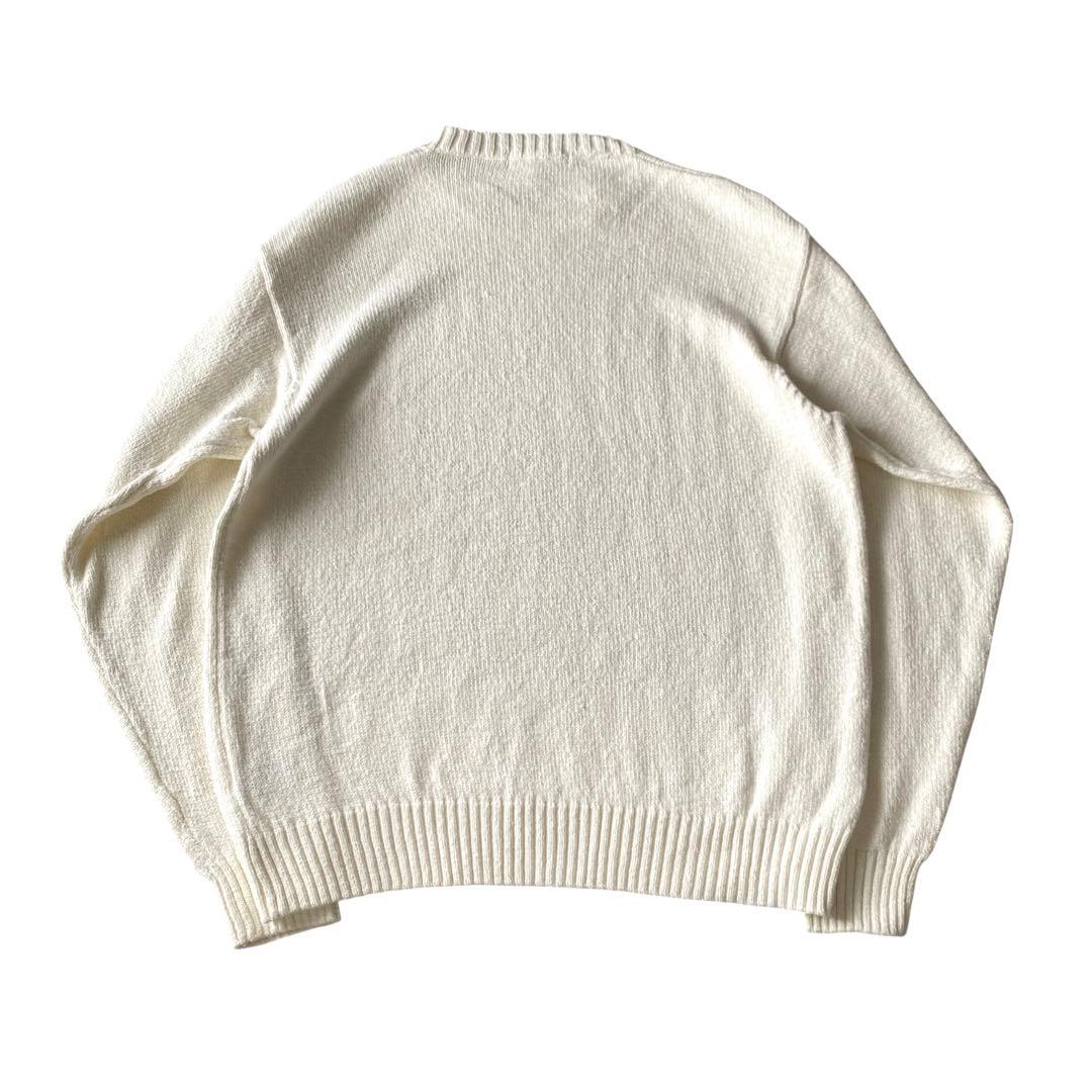 デッドストック 90s AKA EDDIE BAUER コットンニットセーター
