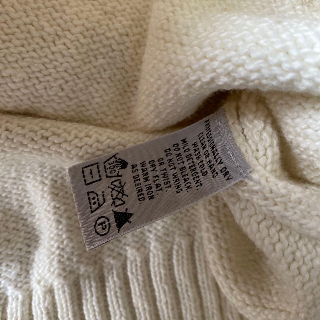 デッドストック 90s AKA EDDIE BAUER コットンニットセーター