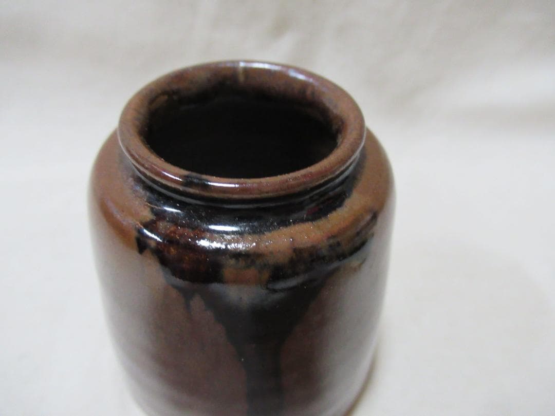 茶道具　茶入　中興名物大津　美濃光寿造　共箱