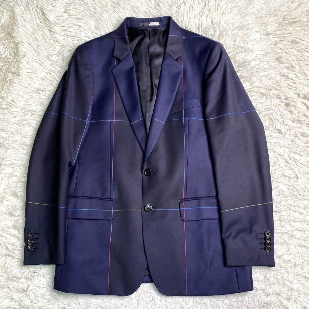 美品✨Paul smith 現行 テーラード バイカラー チェック リーフ 派手