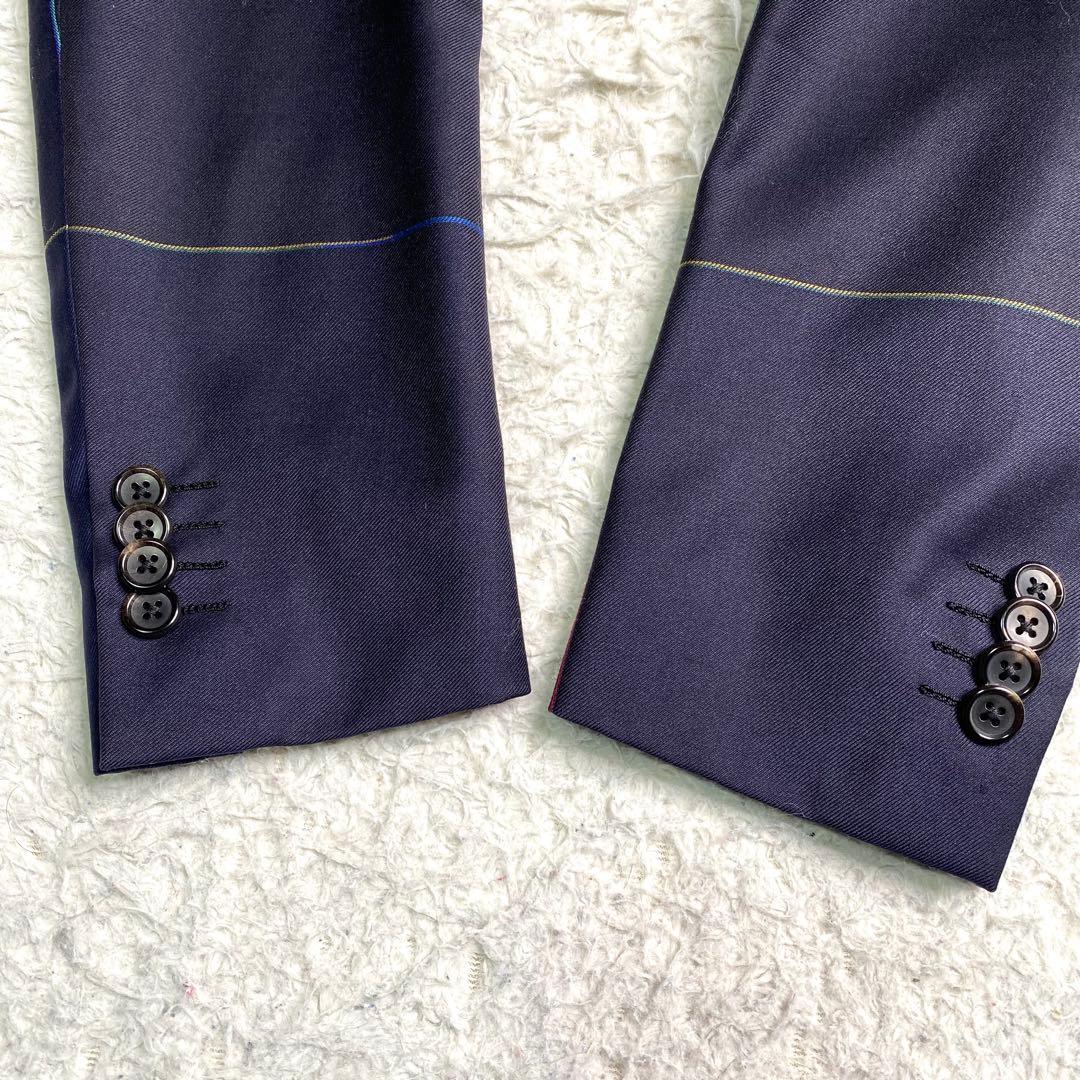 美品✨Paul smith 現行 テーラード バイカラー チェック リーフ 派手