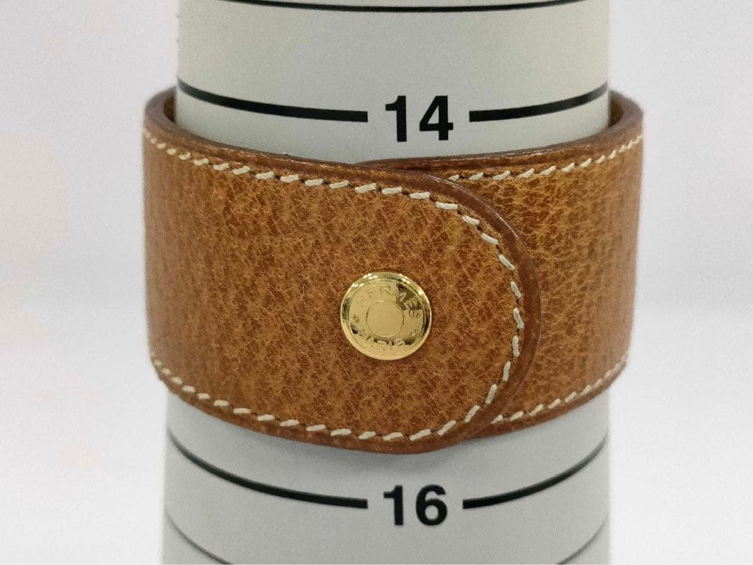 エルメス メドール ブレスレット バングル ブラウン ゴールド HERMES