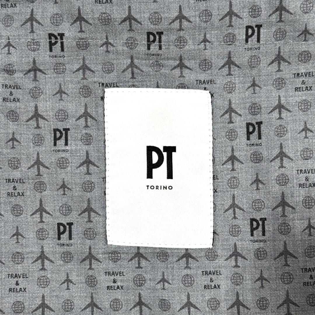 美品 ピーティートリノ スラックス パンツ トラベラー 洗える グレー 52