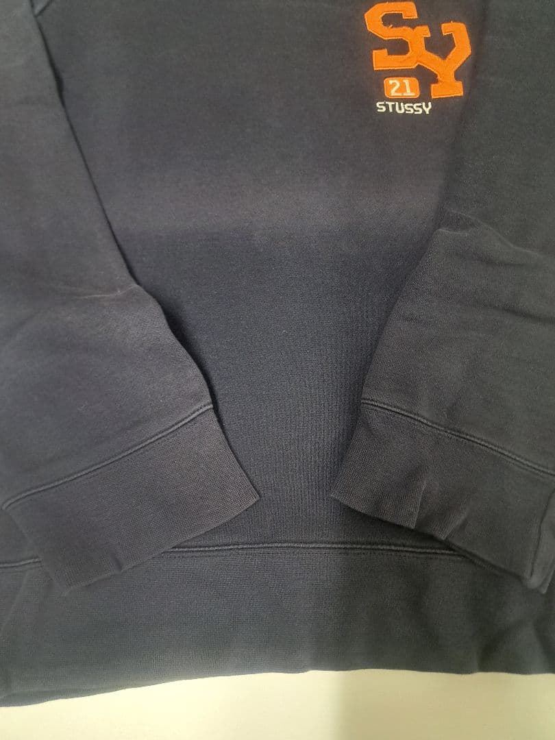 虎*雄様 90s.00s　紺タグ　オールドステューシー　ネイビーフェードT　ラグ