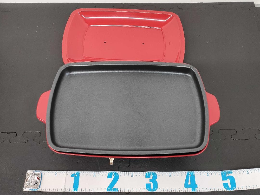 BRUNO ホットプレート BOE026-RD 取扱説明書付き