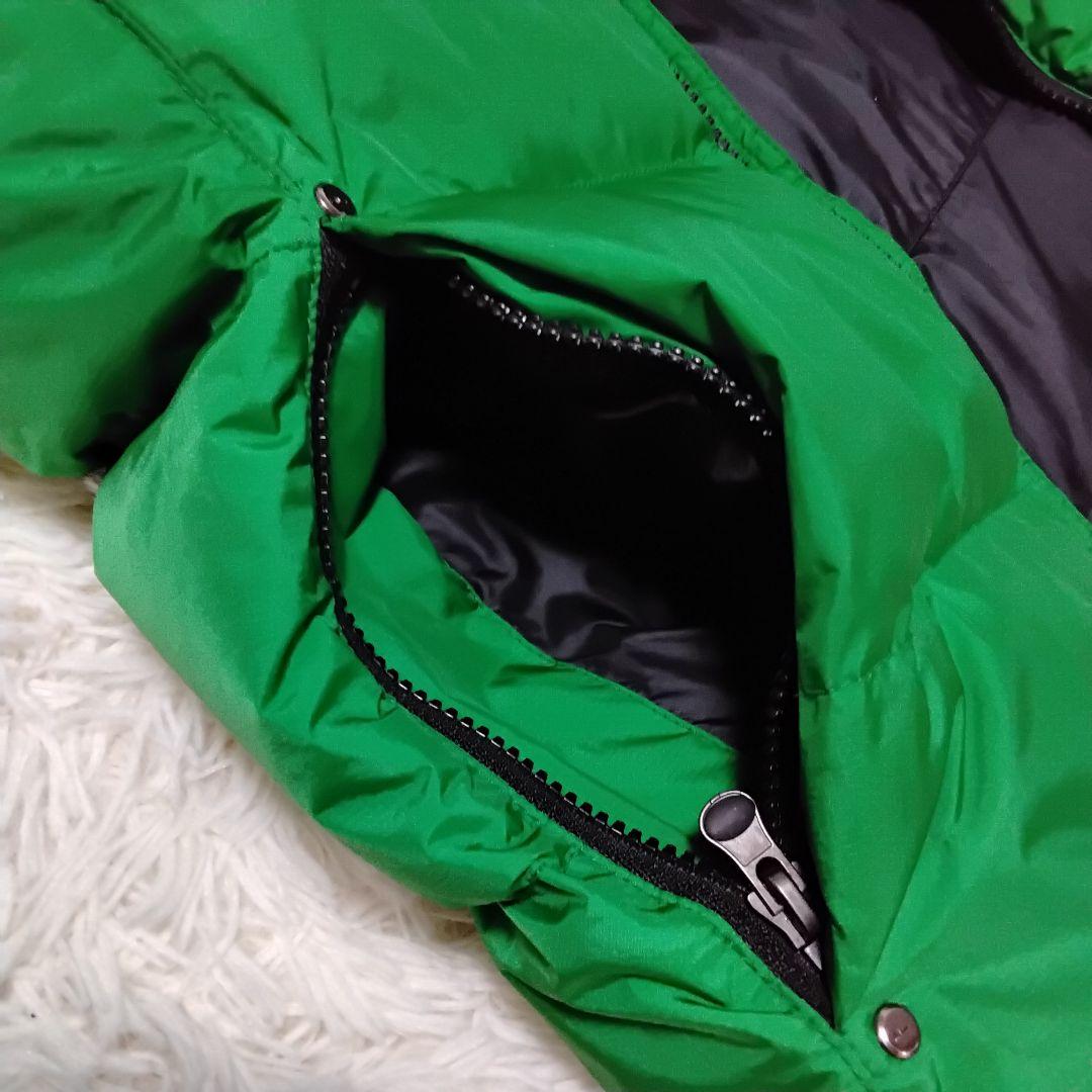 ポロバイラルフローレン フード付きダウンベスト ビッグポニー メンズS 星条旗