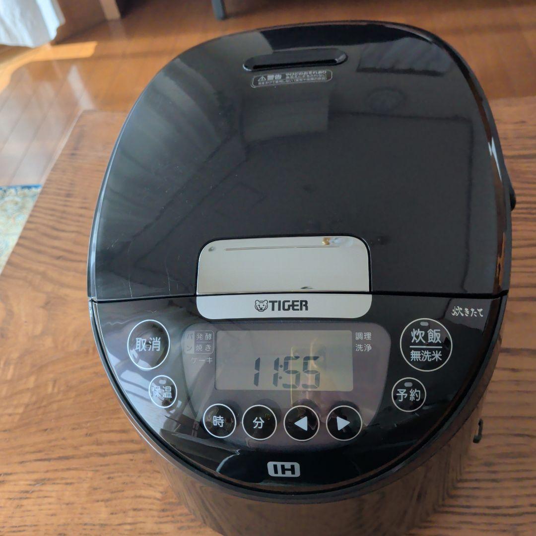 こはくちゃん、TIGER IH炊飯器 黒1升、パンケーキもOK！