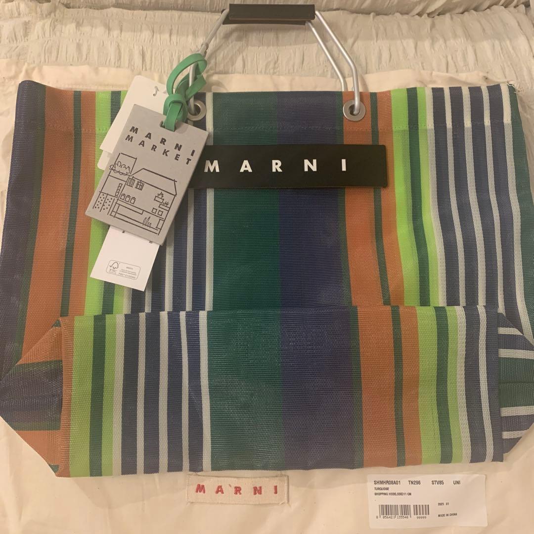 MARNI ストライプエコバッグ