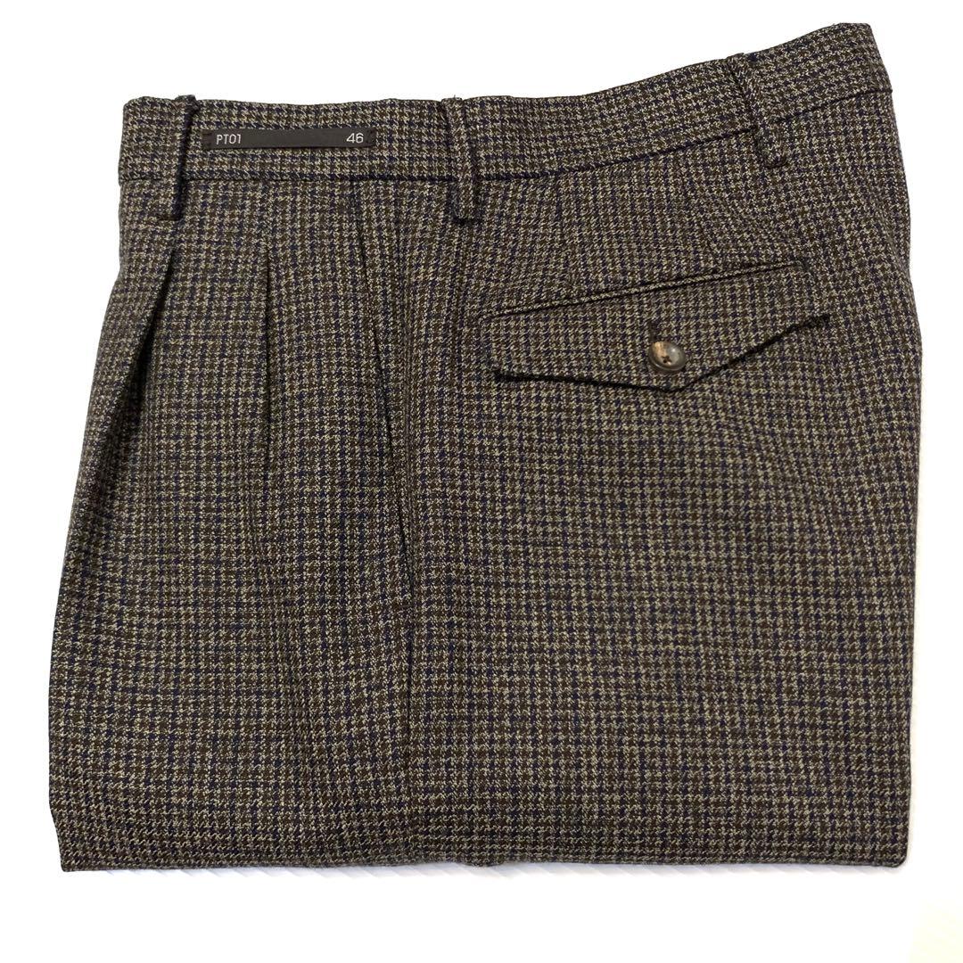 ●極美品 PT01 46 SUPER100S生地 ルーマニア製 定価45000程