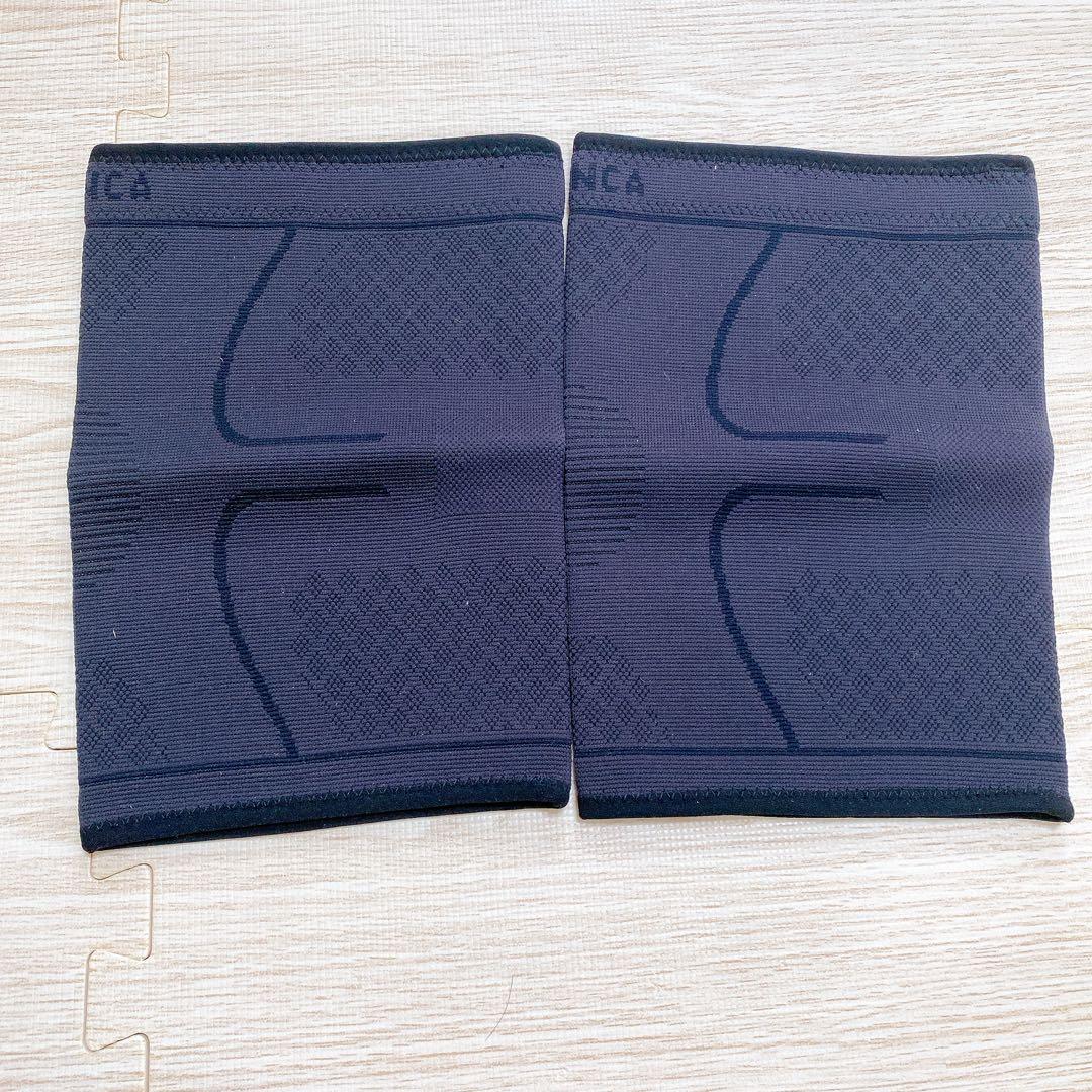 ✨️即購入OK✨️膝サポーター 2枚 ブラック XL スポーツ 両膝 黒