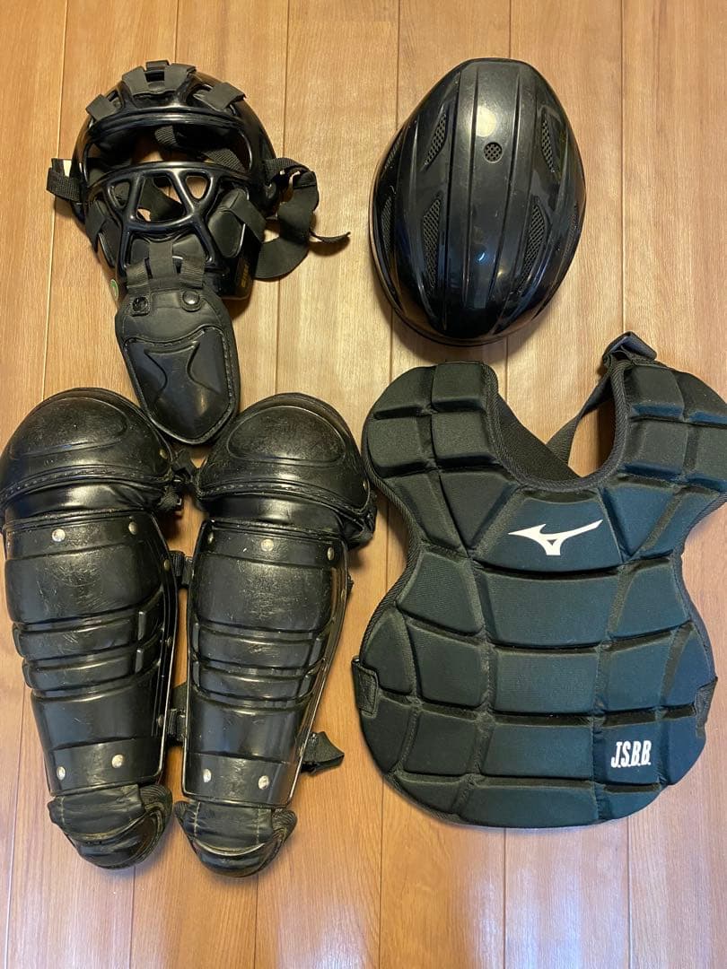 Mizuno キャッチャー防具セット フルセット 黒