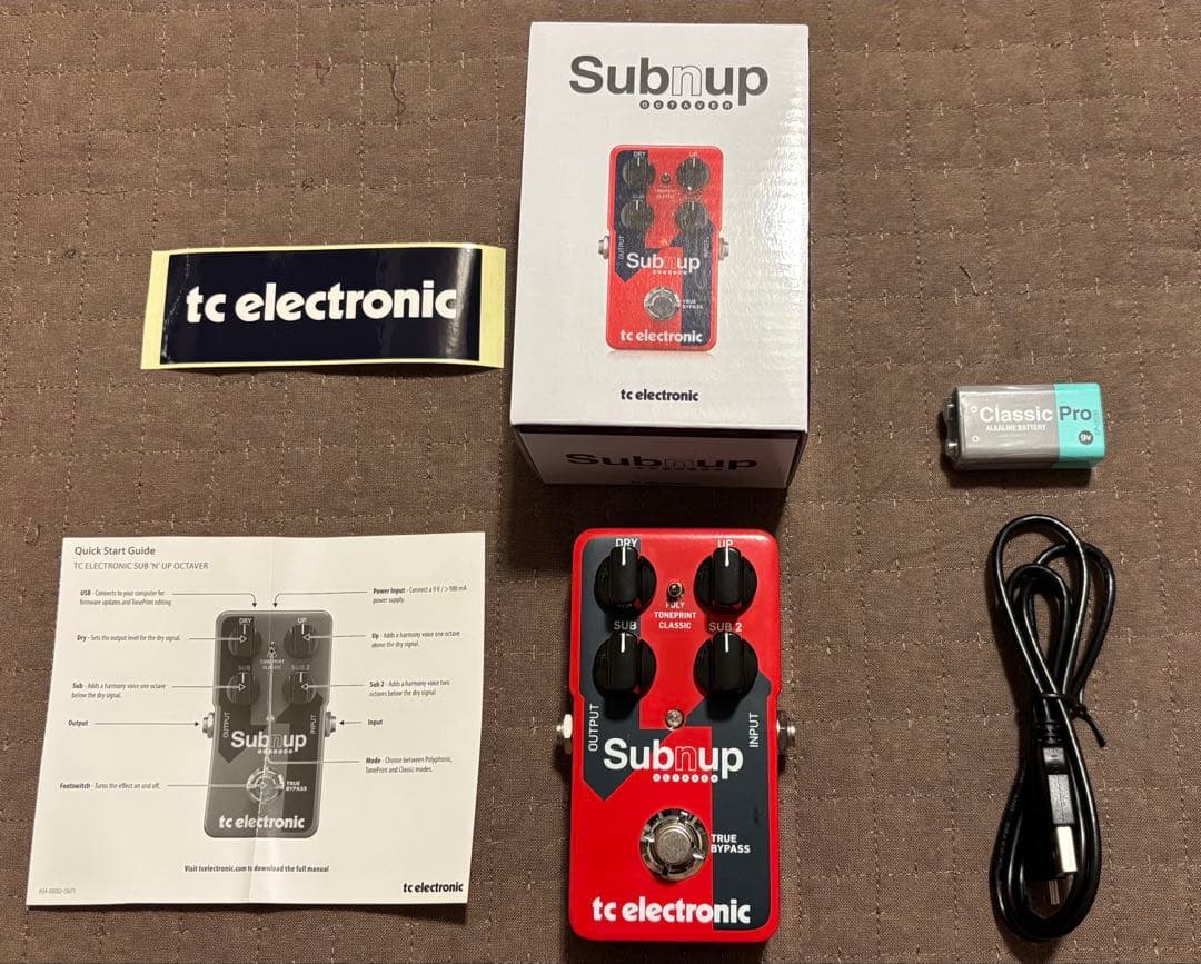 ギター tc electronic Sub 'N' Up Octaver