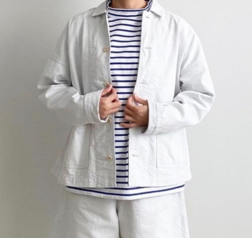 HARVESTY◆ハーベスティ◆スノーデニムカバーオール　ユニセックス　日本製