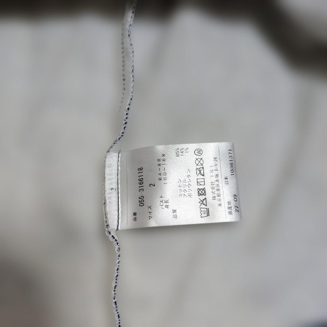 PEARLY GATES ロゴプリント長袖シャツ サイズ2