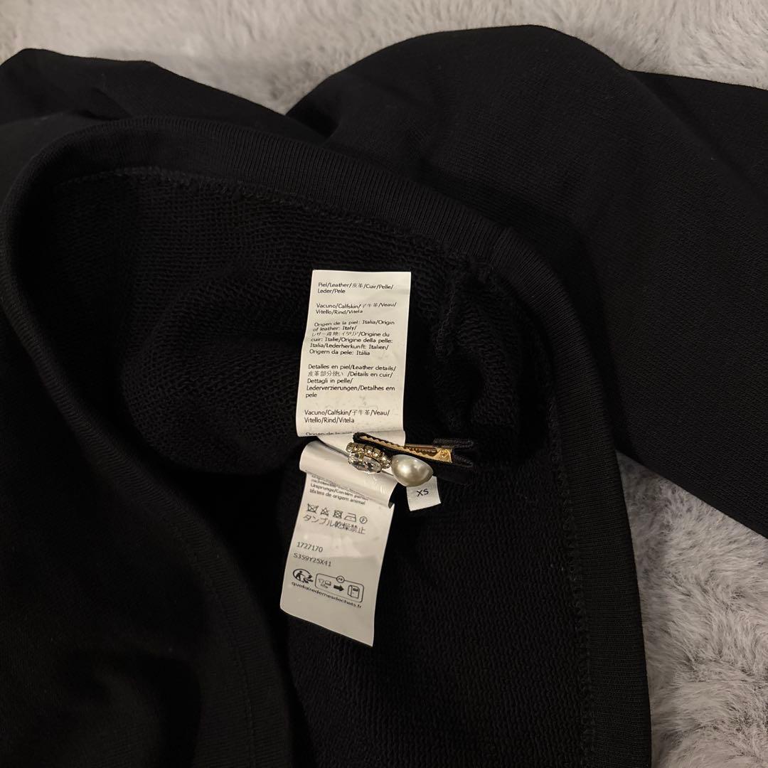 定価13万円✨LOEWE ロエベ レザーパッチフーディ XS ほぼ新品 KPOP