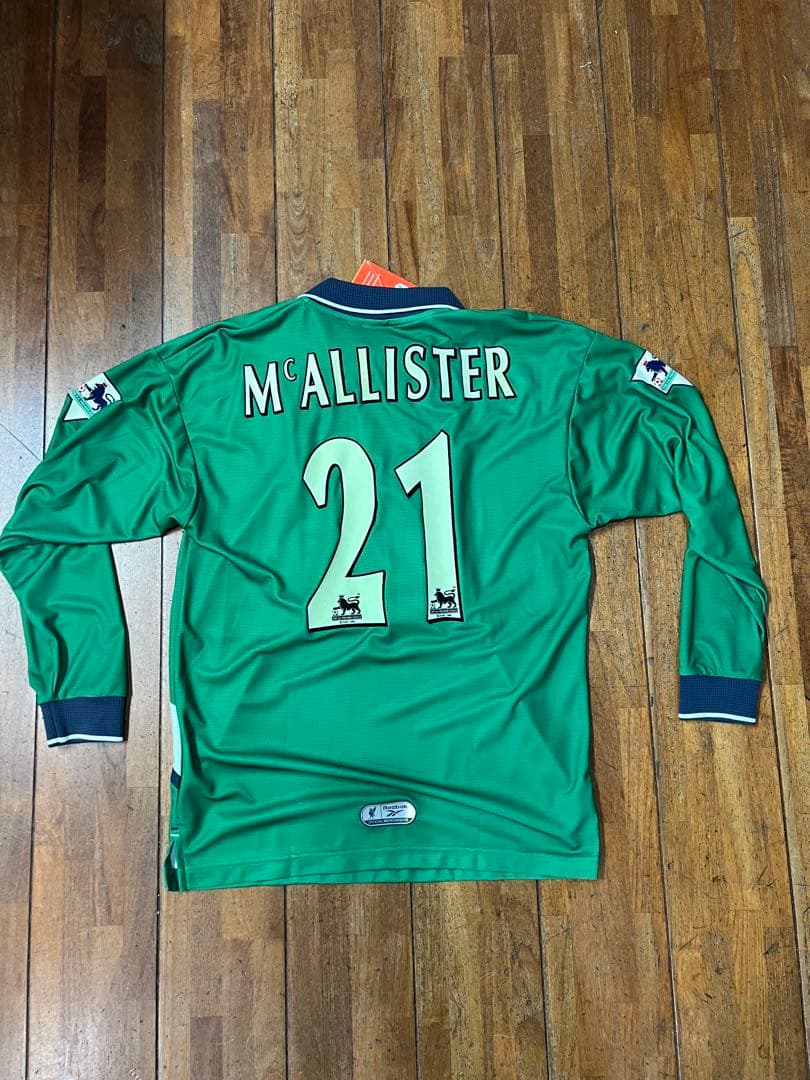 00s 00/01 ガリー・マカリスター リバプール サッカーユニフォーム