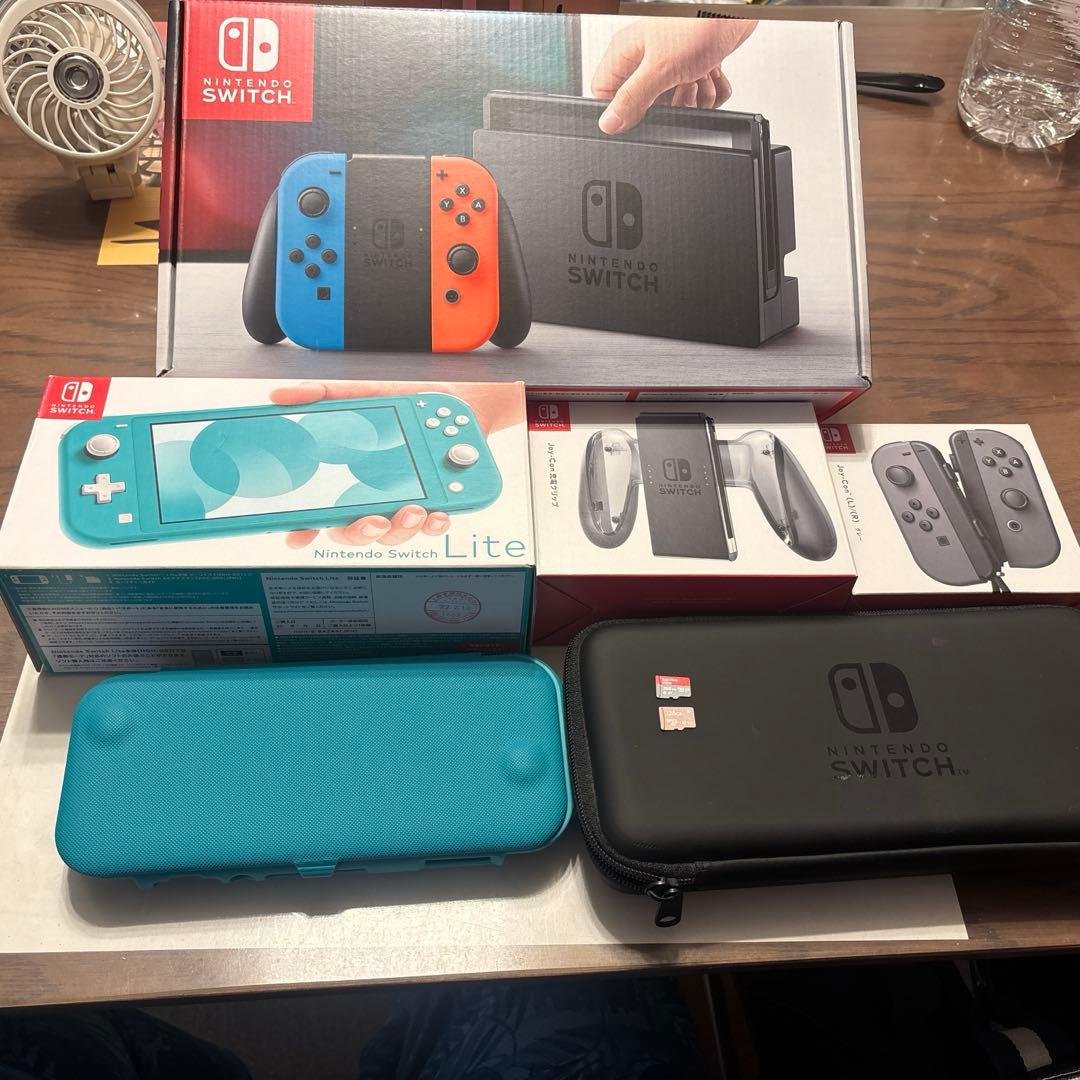 Nintendo Switch 本体 とlite本体のセットとおまけ多数