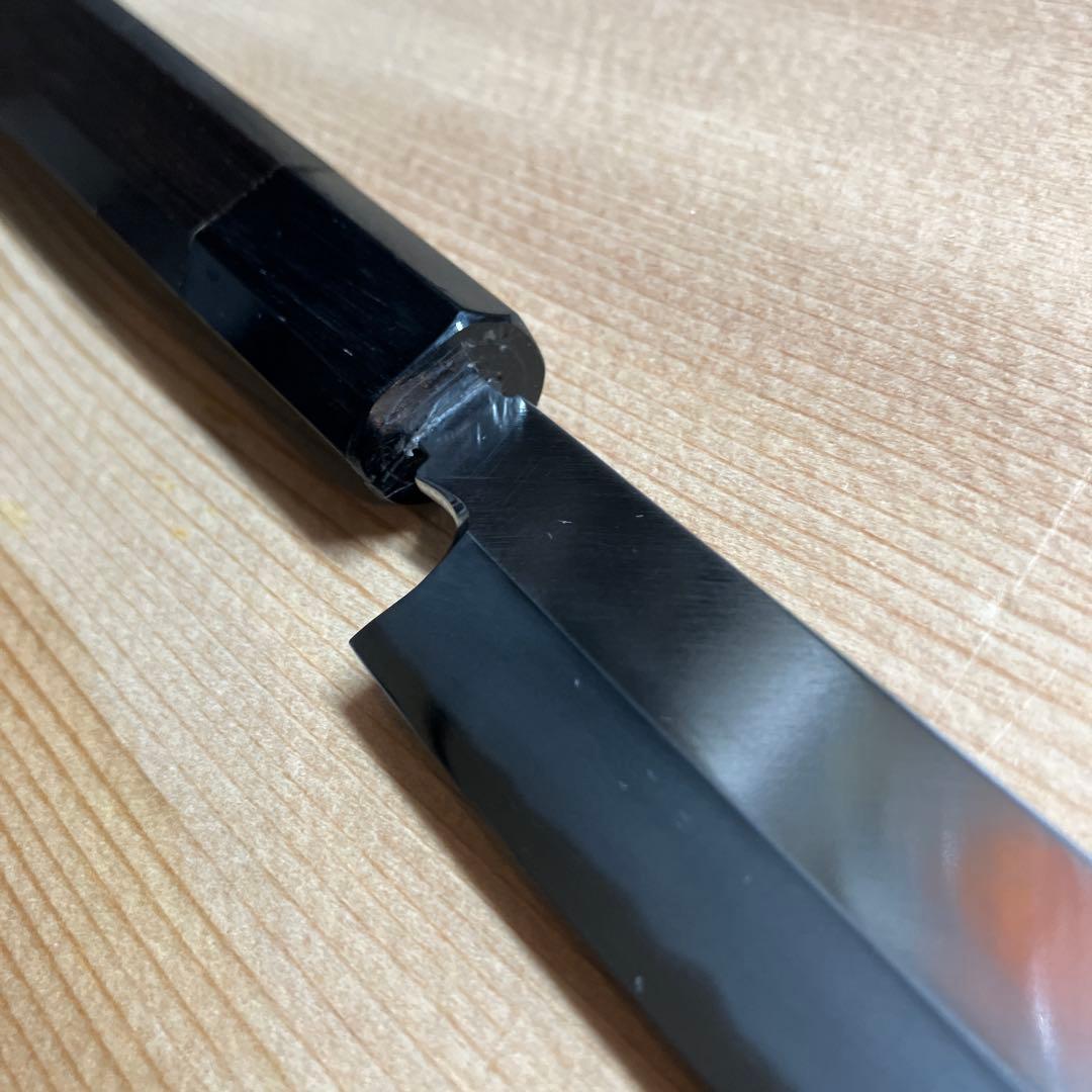 東源正虎？　フグ引き包丁　青鋼　天然砥石で本刃付け済み❗️