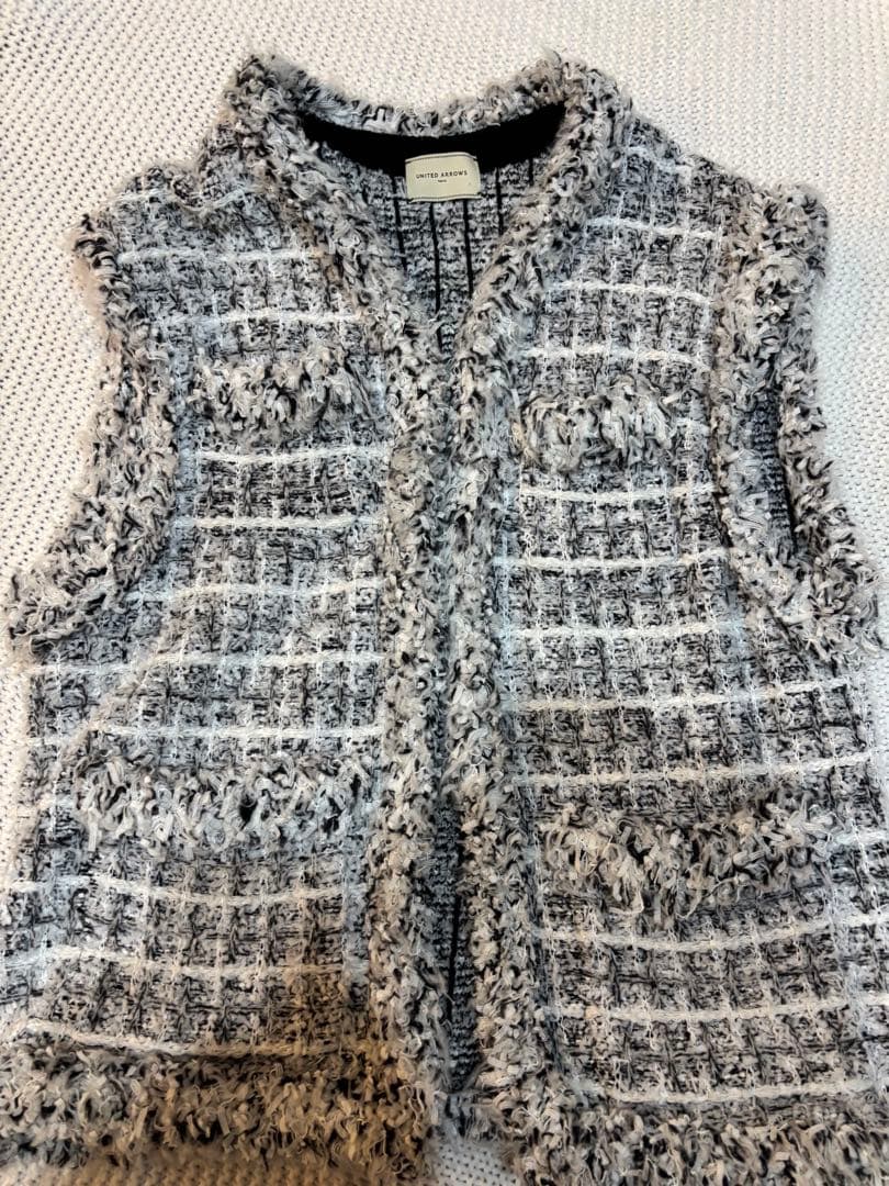 最終価格　UNITED ARROWS ツイード ニットベスト