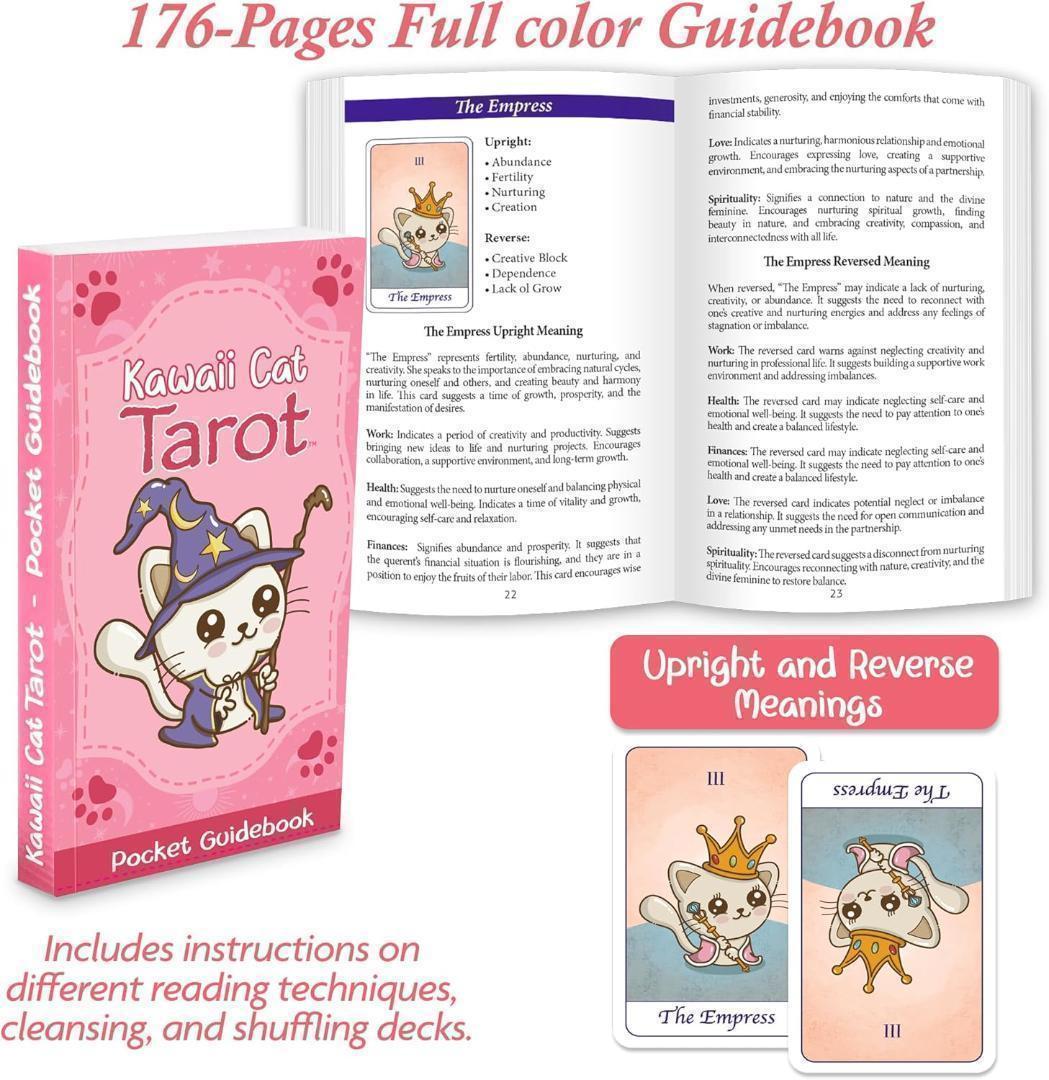 【正規品タロットカード】海外インディーズデッキ✨キュート猫ちゃんキャットタロット