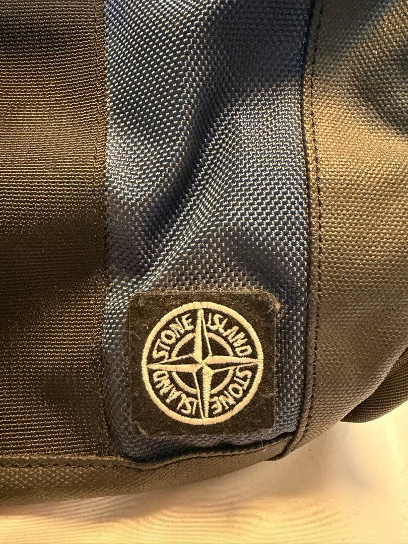 Stone  ボストンバッグ／ネイビー系 3泊程度の旅行に最適・美品