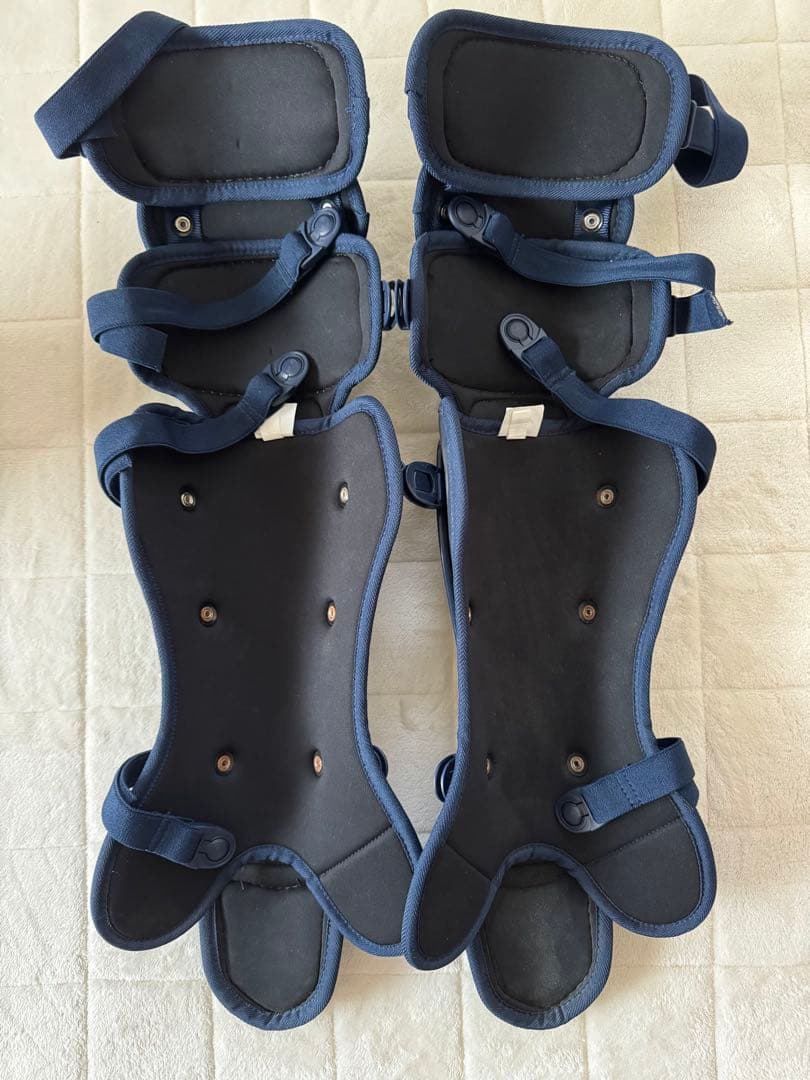 美品　現行モデル　MIZUNO ミズノ　軟式用レガーズ　L 1DJLR120