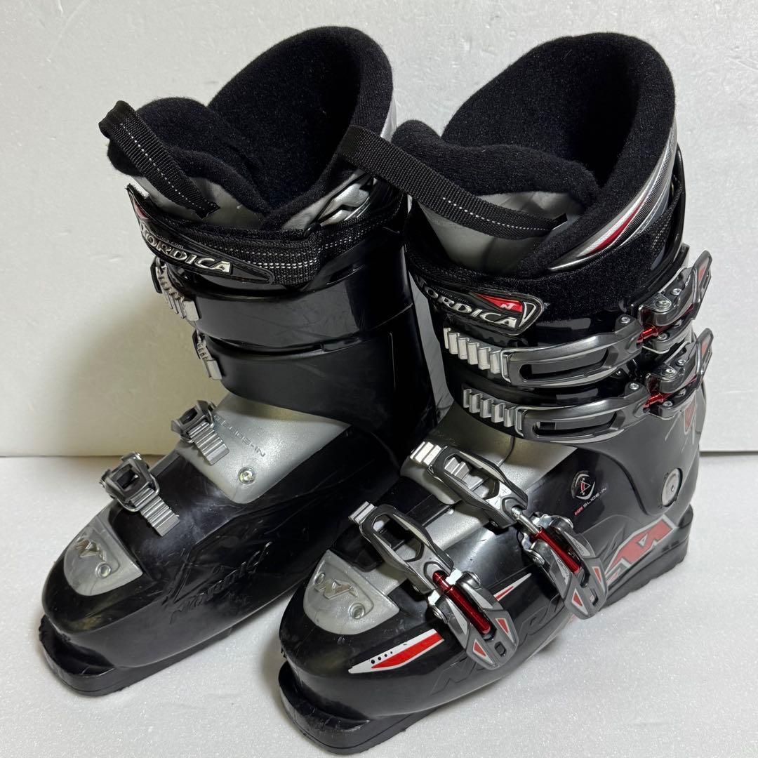 26cm26.5cm スキーブーツNordica 男性 黒/シルバー305mm